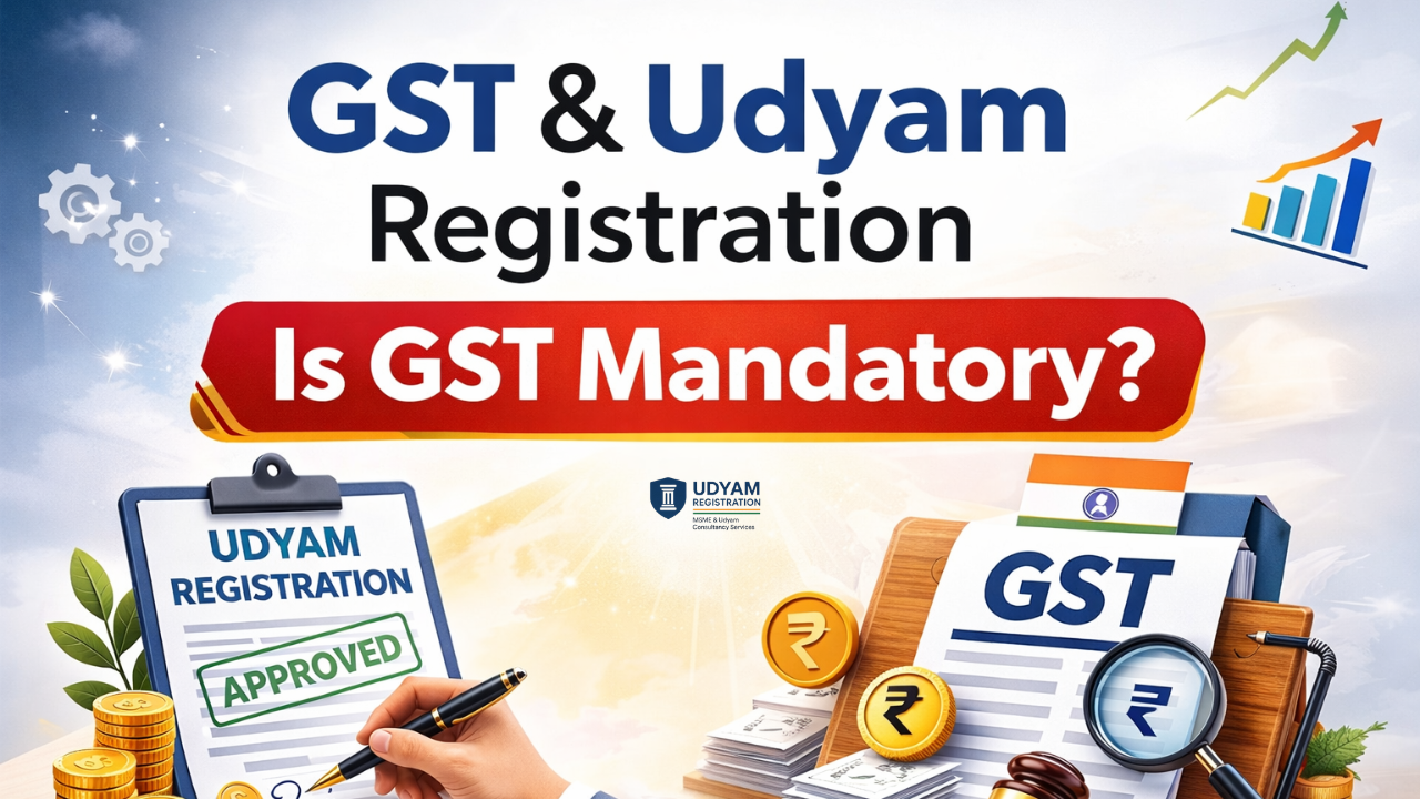 GST Compulsory for Udyam Registration | MSME Registration Rules | GST Requirement India